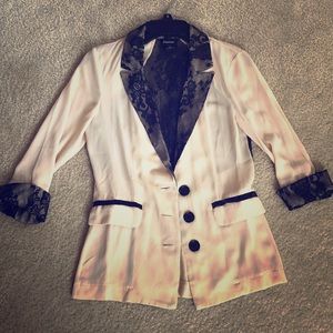 Lace blazer
